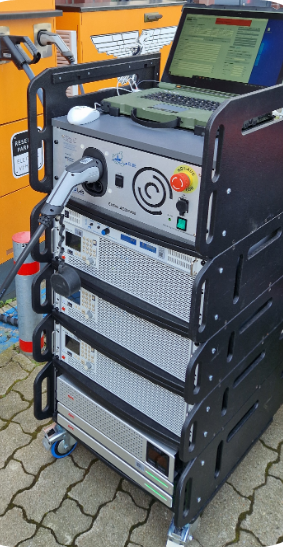 Mobiles AC/DC Testgerät für Ladeinfrastruktur